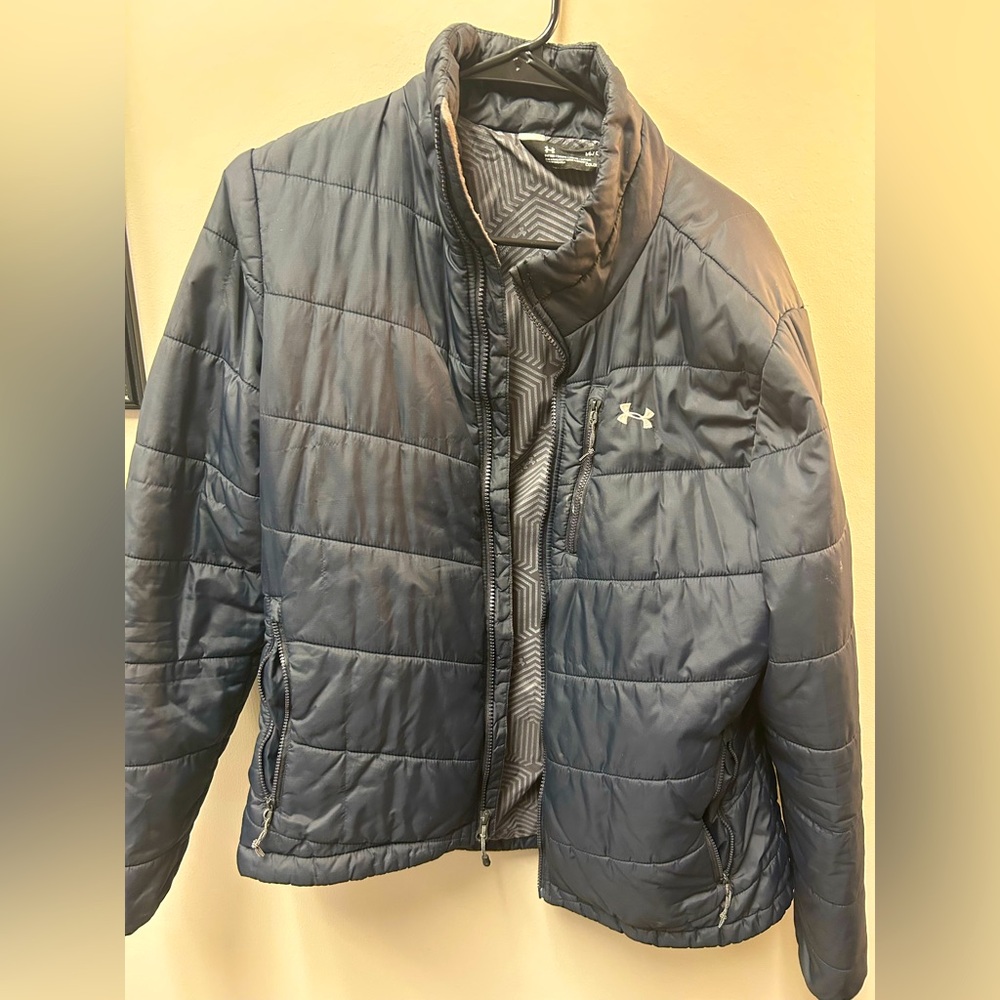 Under Armour cold gear full zip jacket. Large
